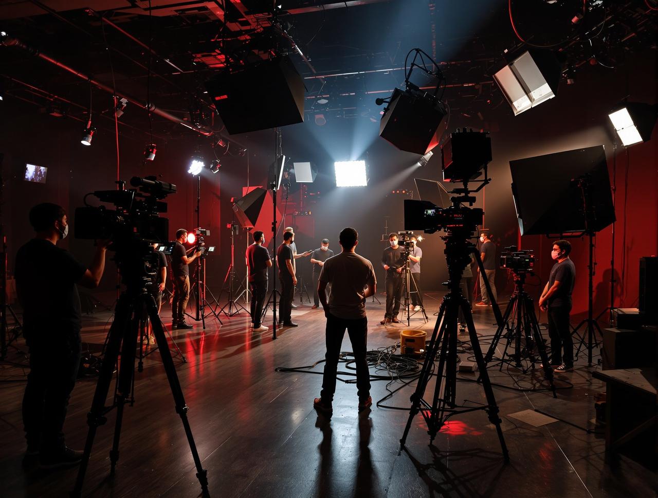 桃花视频制作现场